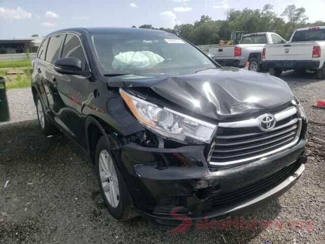 5TDZKRFH9GS174501 2016 TOYOTA HIGHLANDER