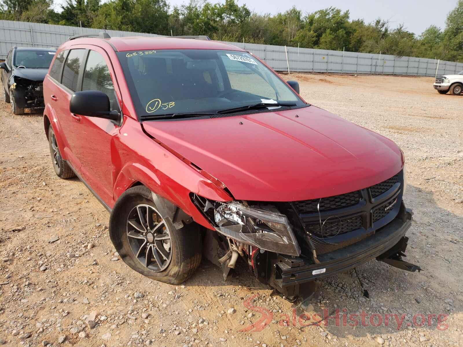 3C4PDCAB0HT683854 2017 DODGE JOURNEY