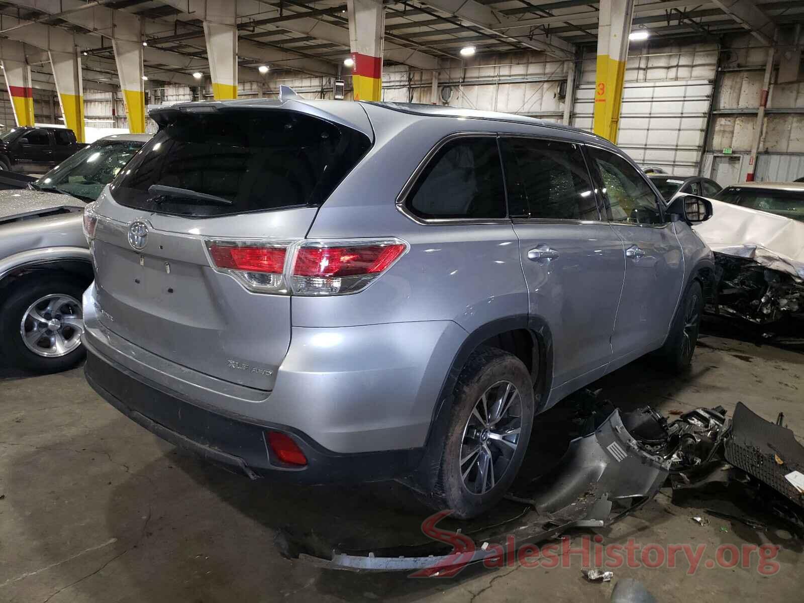 5TDJKRFH4GS354675 2016 TOYOTA HIGHLANDER