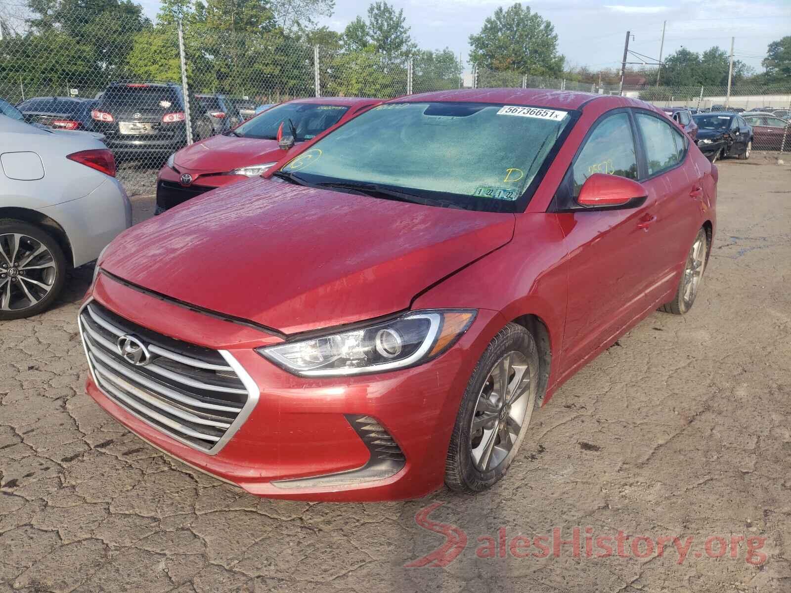 5NPD84LF0JH270738 2018 HYUNDAI ELANTRA