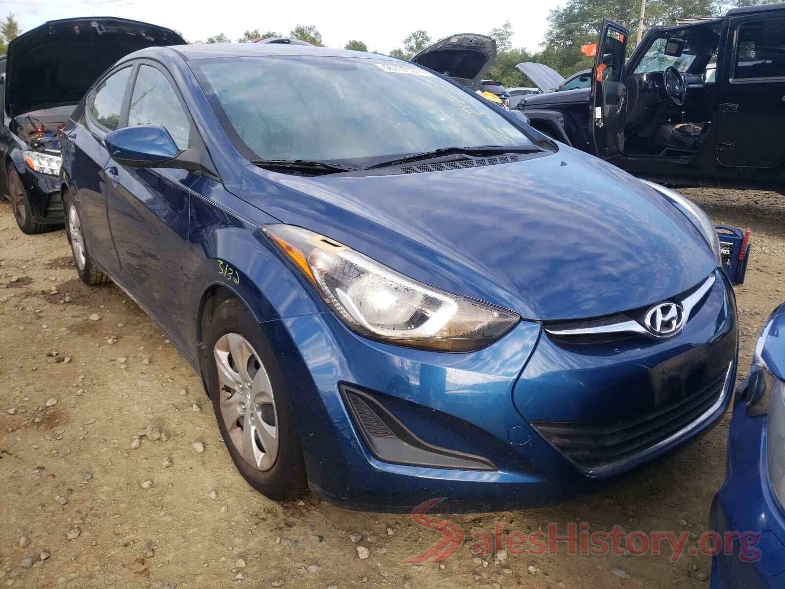 KMHDH4AE4GU502195 2016 HYUNDAI ELANTRA