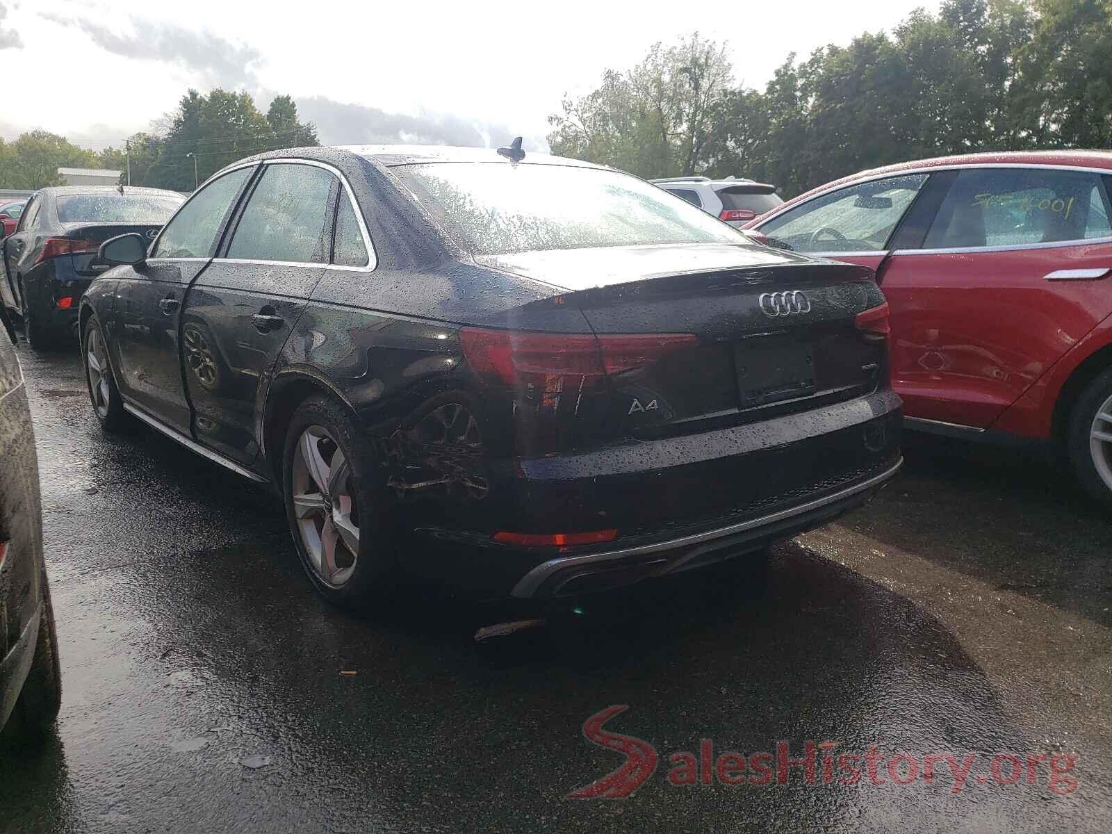 WAUDNAF40KA104940 2019 AUDI A4