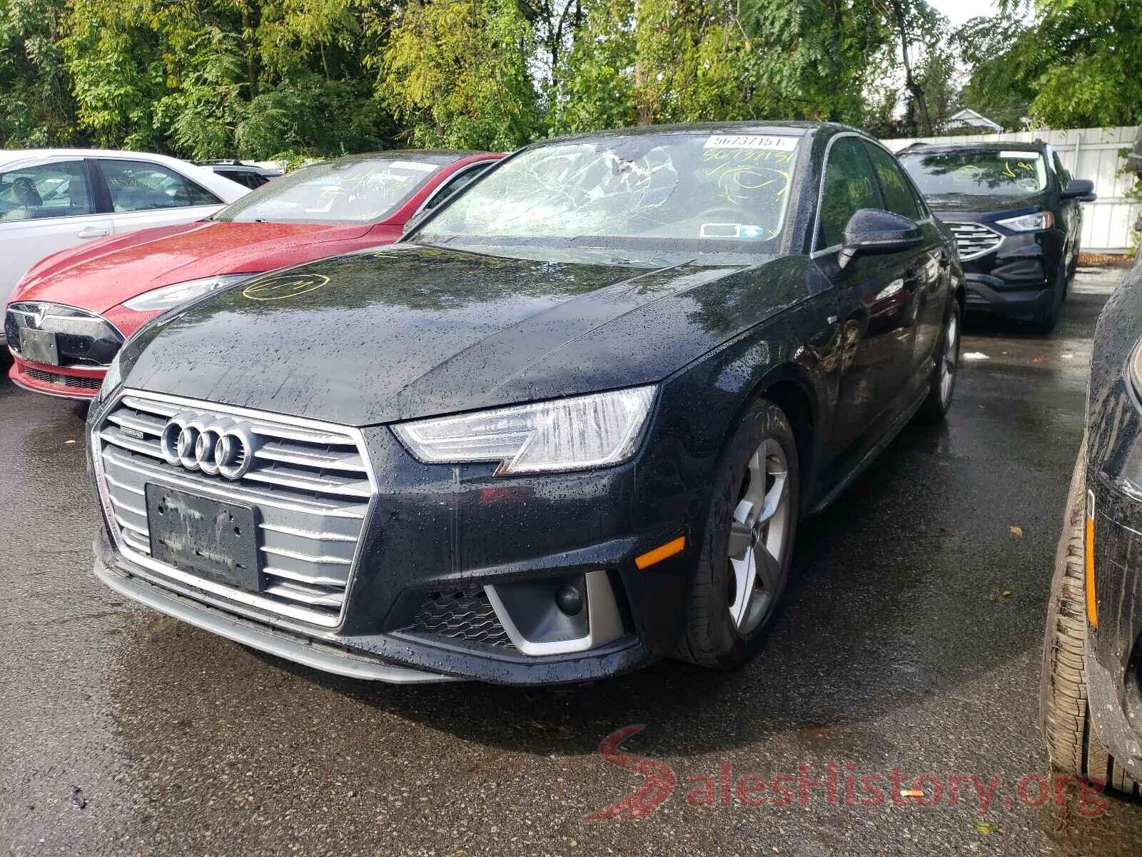 WAUDNAF40KA104940 2019 AUDI A4