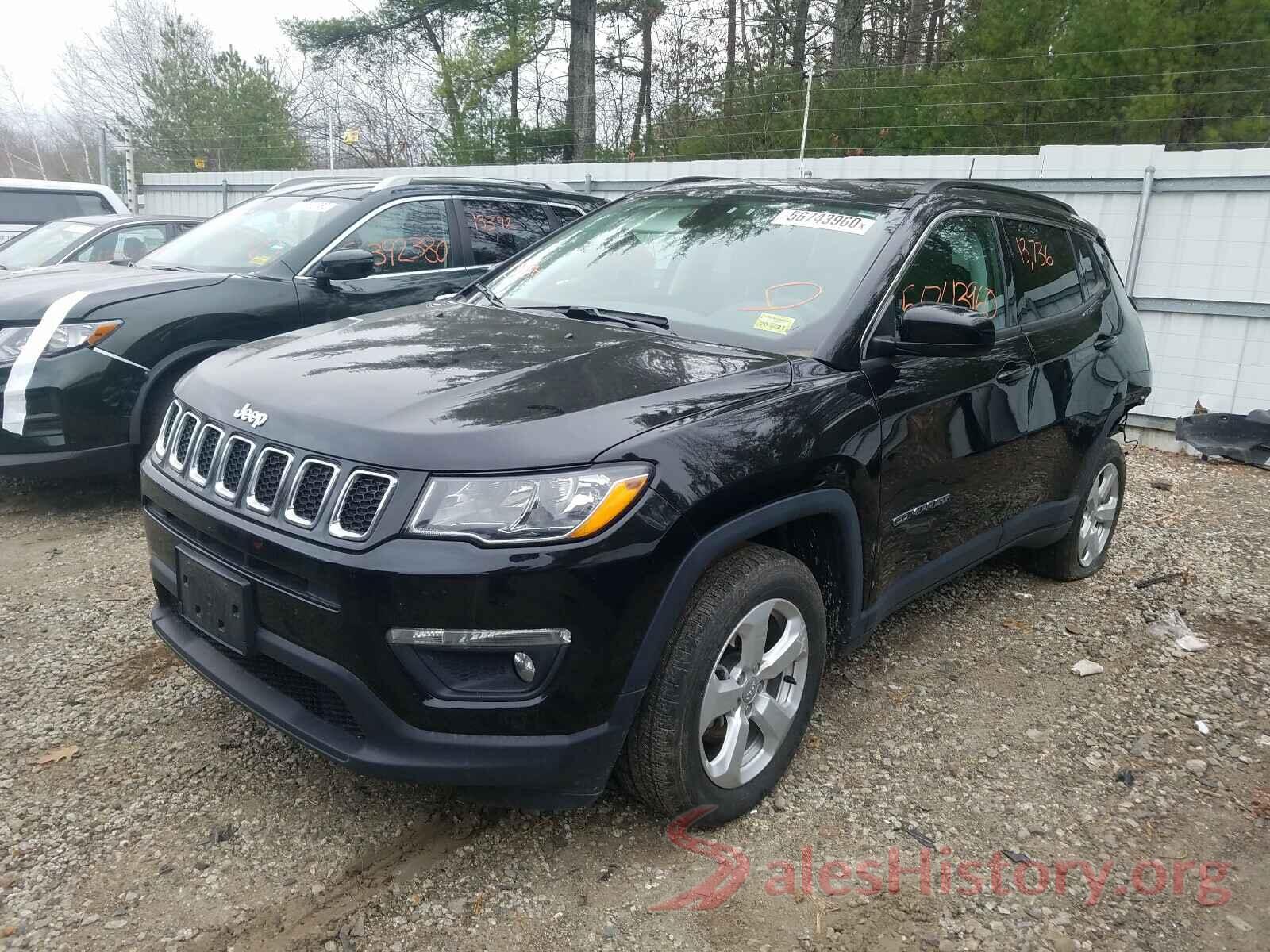 3C4NJDBB1KT696267 2019 JEEP COMPASS