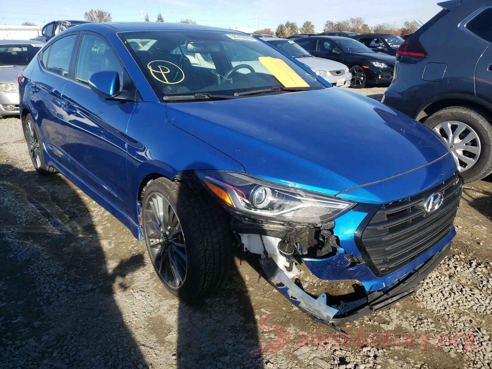 KMHD04LB8JU587124 2018 HYUNDAI ELANTRA