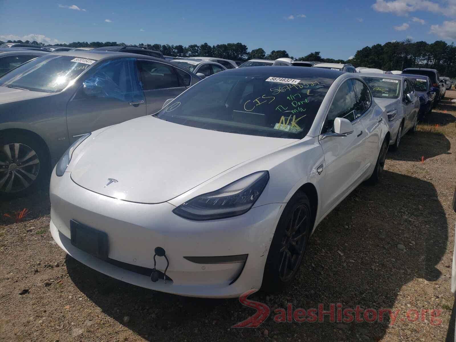 5YJ3E1EB1KF493528 2019 TESLA MODEL 3