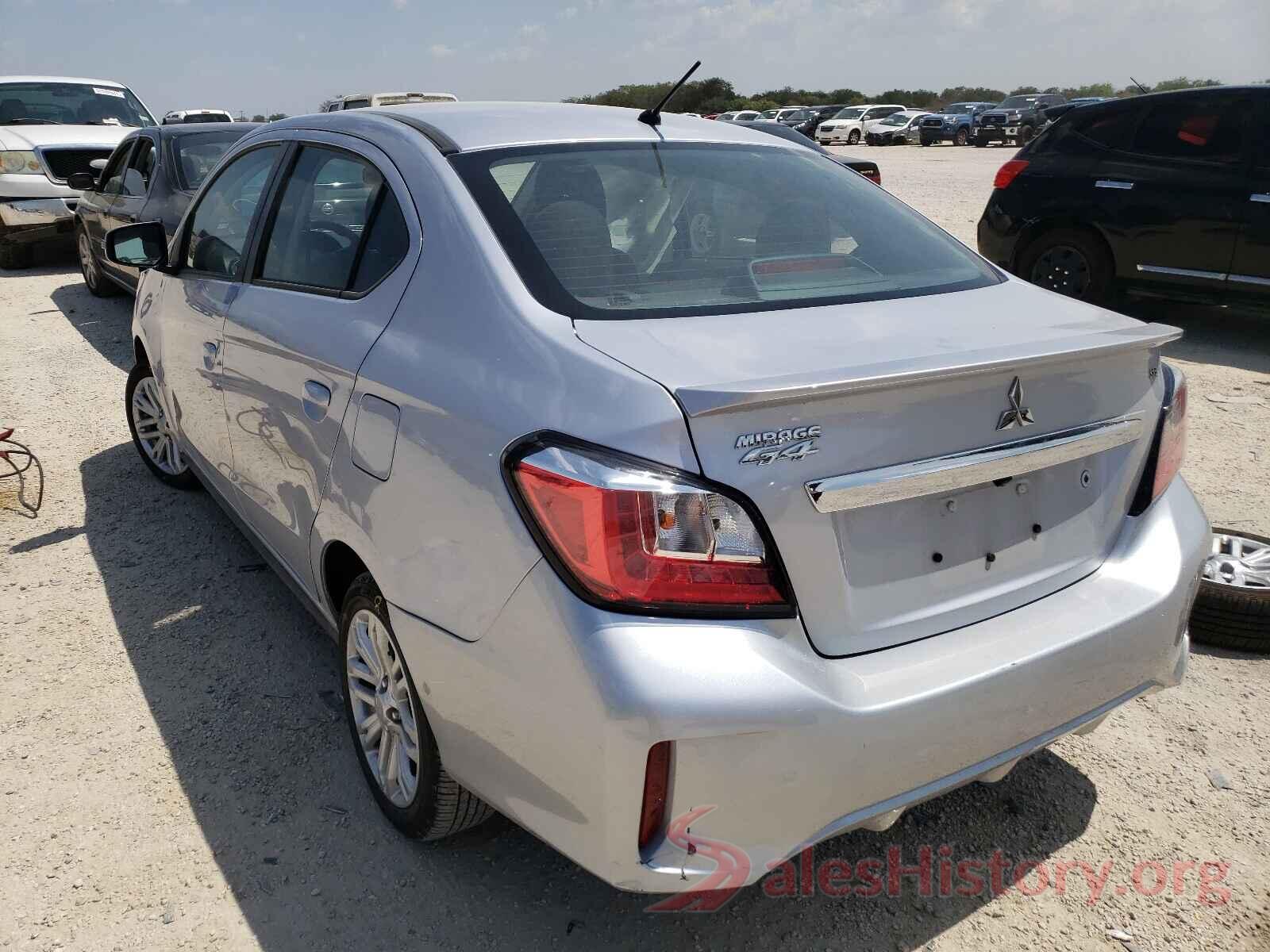 ML32FVFJ6MHF01122 2021 MITSUBISHI MIRAGE