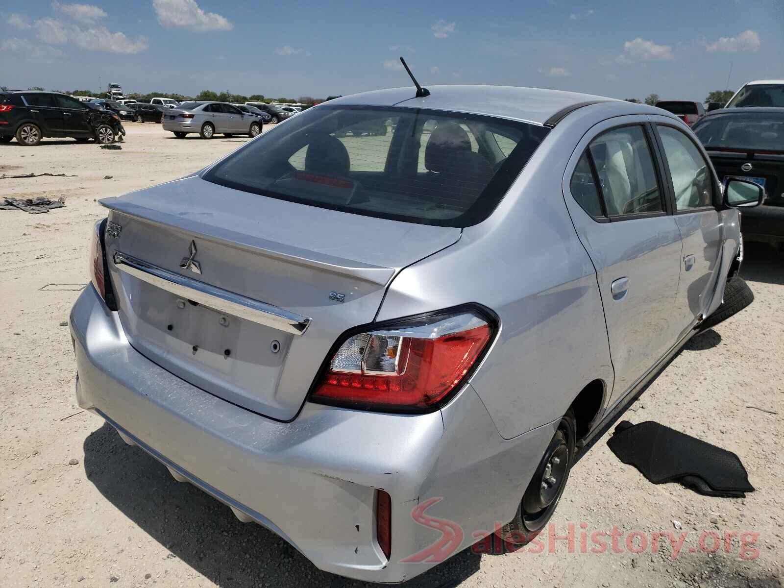 ML32FVFJ6MHF01122 2021 MITSUBISHI MIRAGE