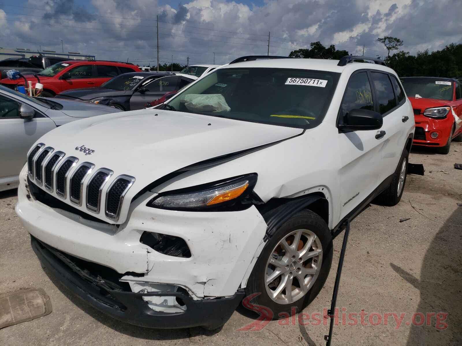 1C4PJLAS8HW535356 2017 JEEP CHEROKEE