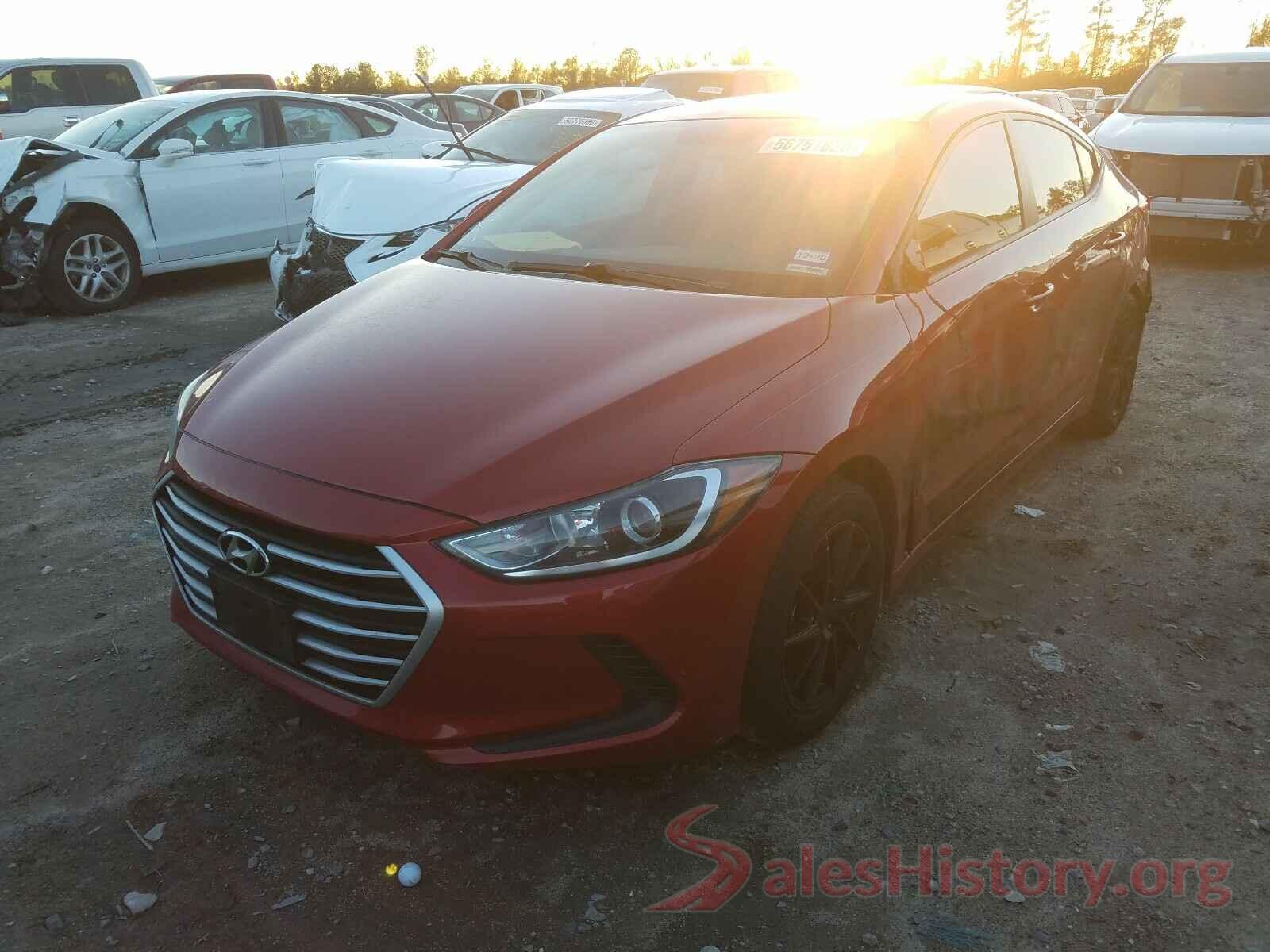 5NPD84LF8JH272351 2018 HYUNDAI ELANTRA