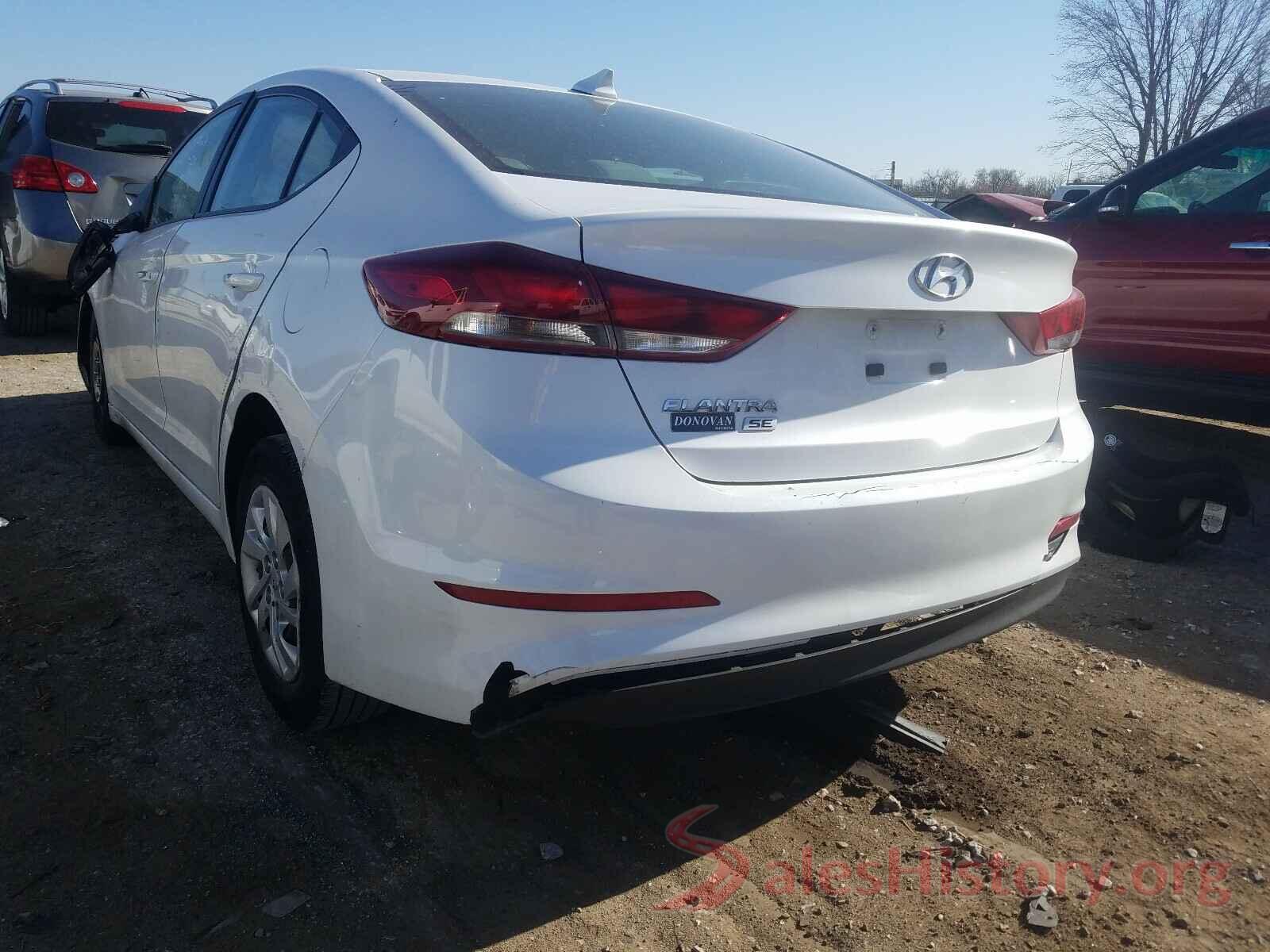 5NPD74LF0HH126202 2017 HYUNDAI ELANTRA