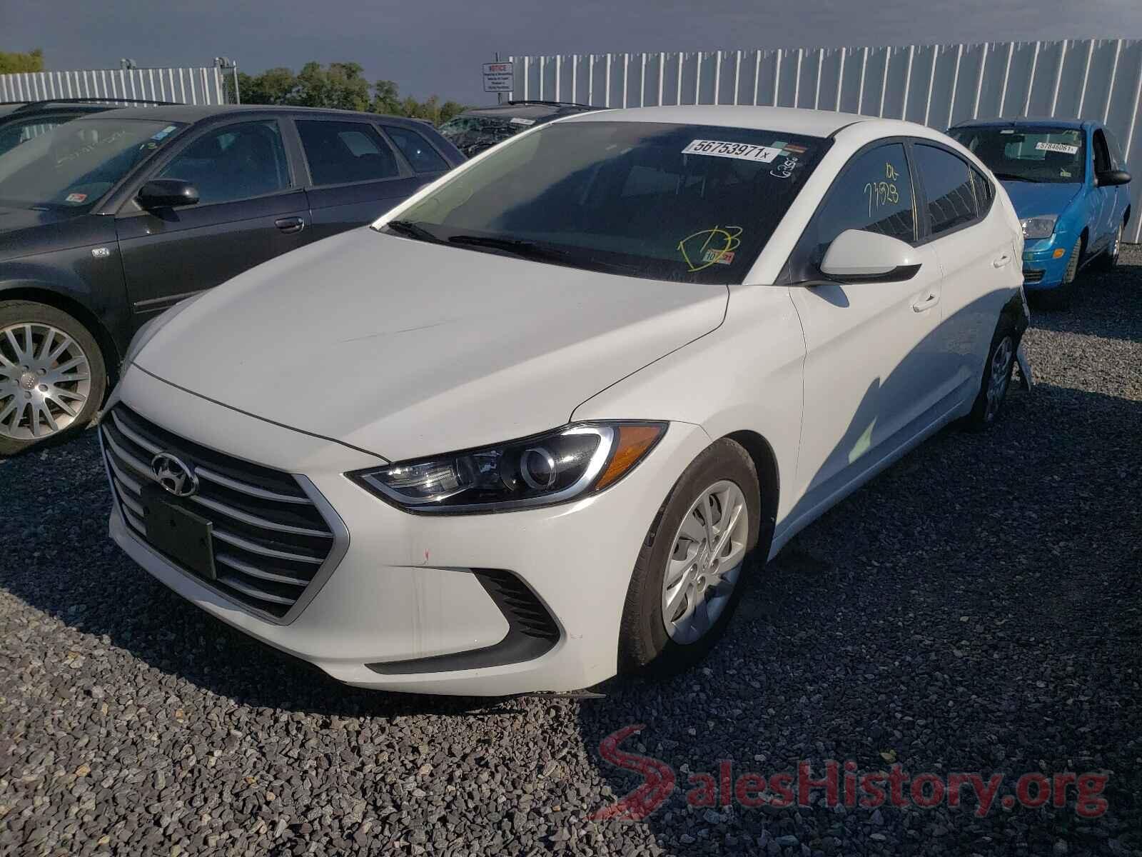 5NPD74LF6JH390756 2018 HYUNDAI ELANTRA