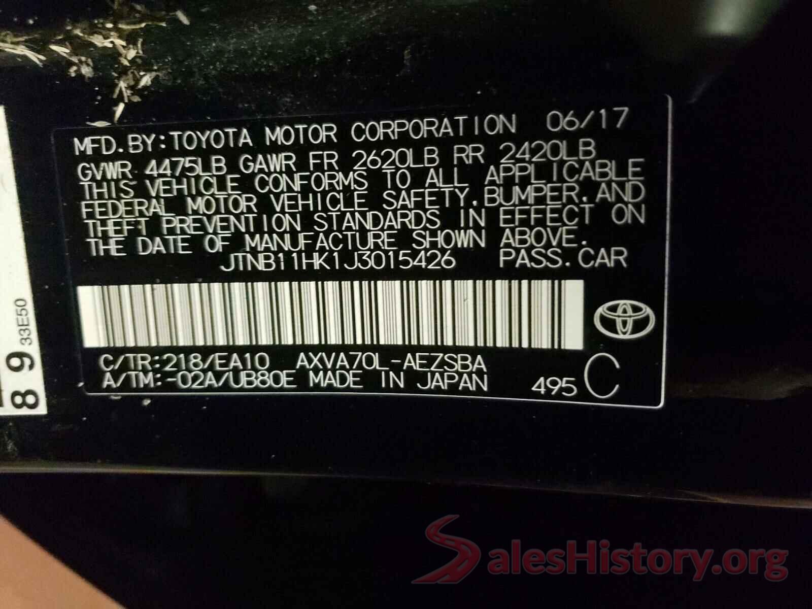 JTNB11HK1J3015426 2018 TOYOTA CAMRY