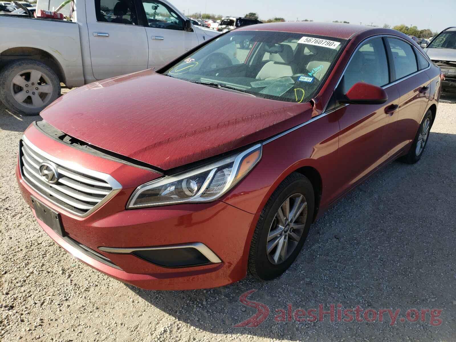 5NPE24AFXGH386269 2016 HYUNDAI SONATA