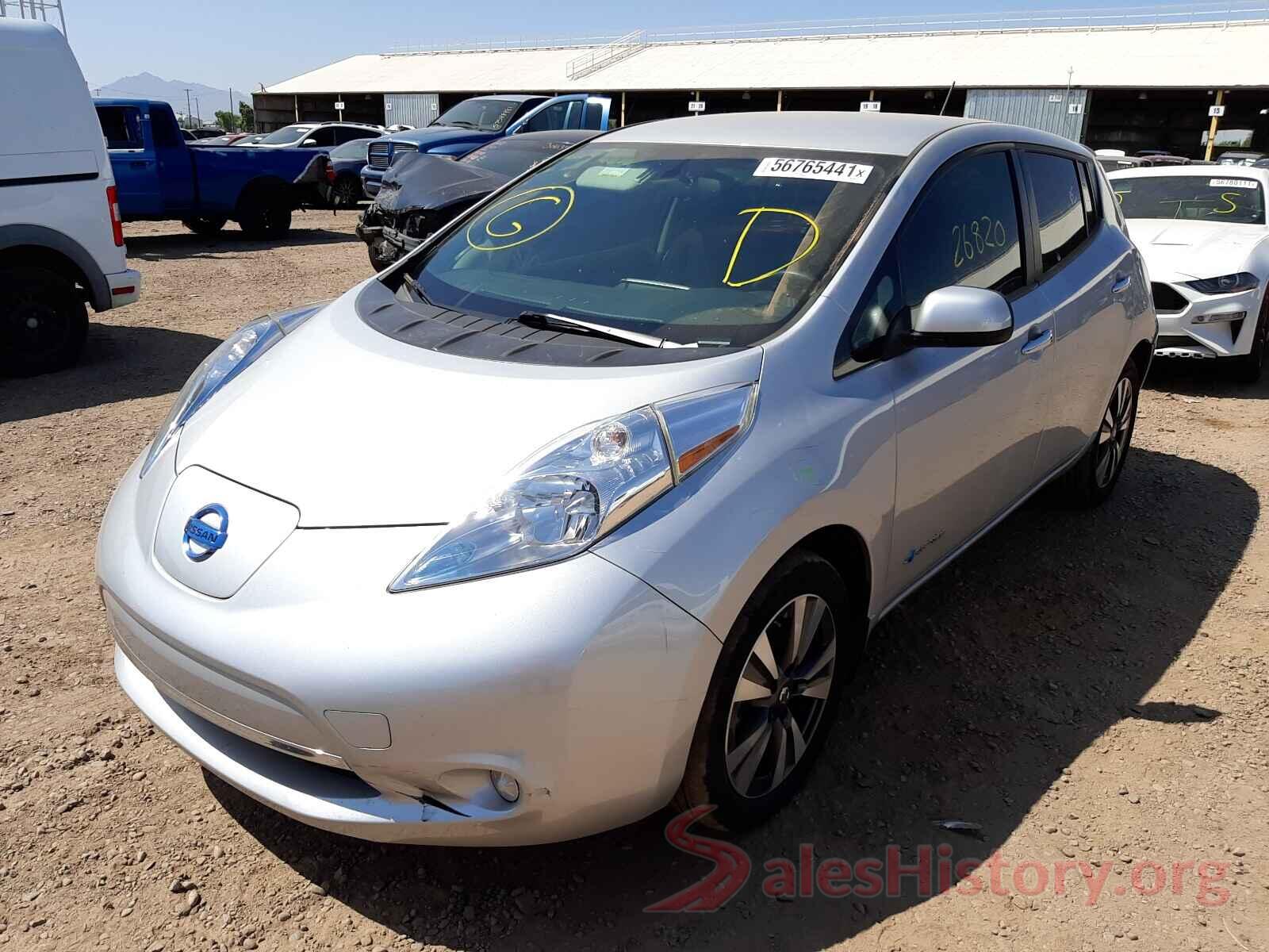 1N4BZ0CP2HC306950 2017 NISSAN LEAF