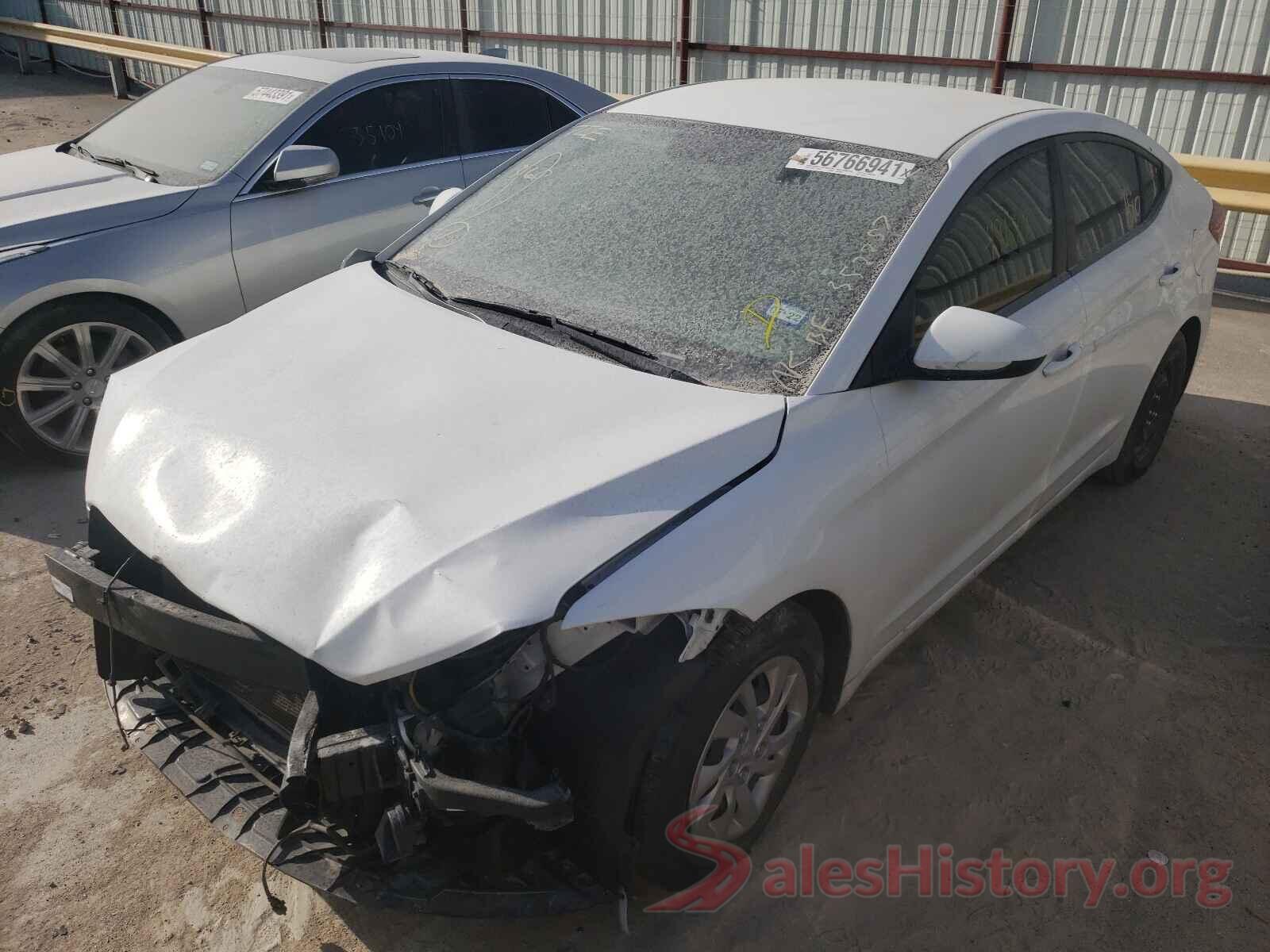 5NPD74LF7JH352257 2018 HYUNDAI ELANTRA