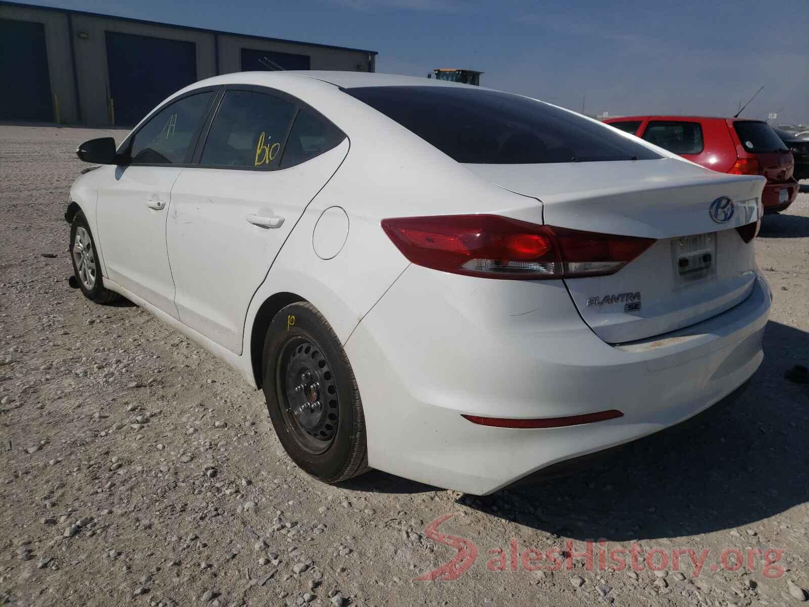 5NPD74LF7JH352257 2018 HYUNDAI ELANTRA