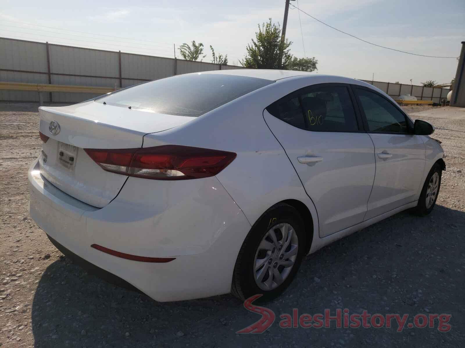 5NPD74LF7JH352257 2018 HYUNDAI ELANTRA