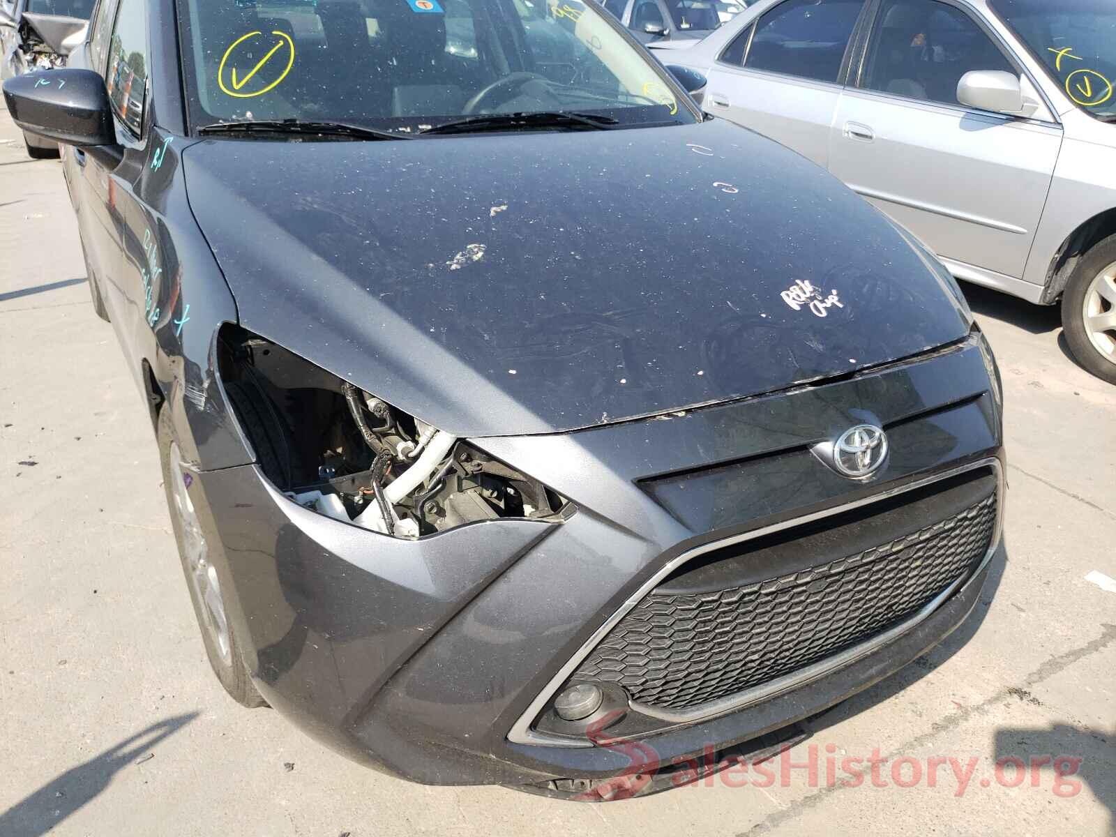 3MYDLBYVXKY524951 2019 TOYOTA YARIS