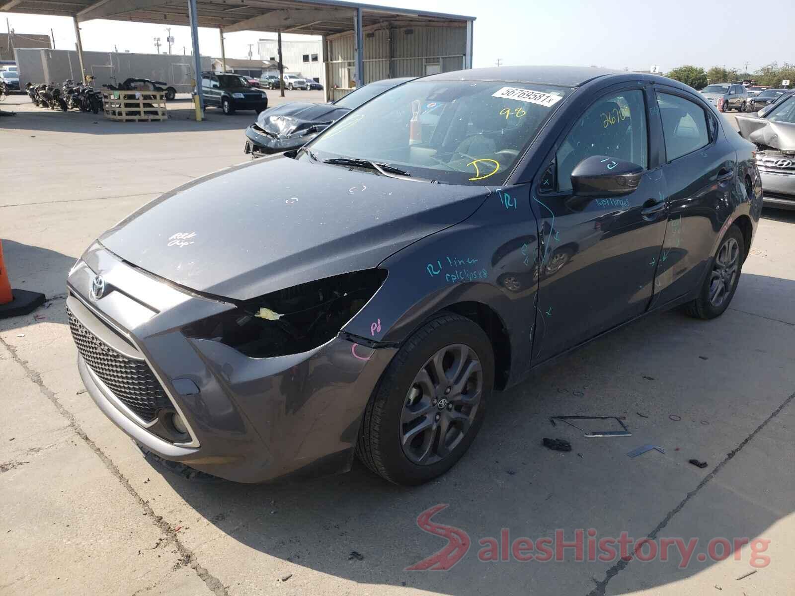 3MYDLBYVXKY524951 2019 TOYOTA YARIS