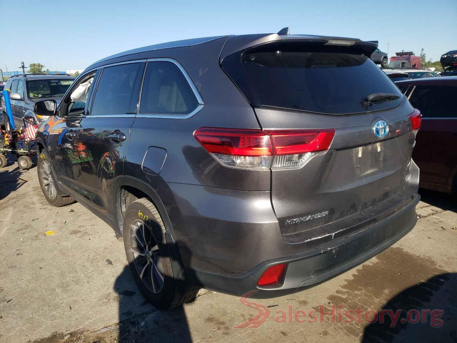 5TDJGRFH1KS069233 2019 TOYOTA HIGHLANDER