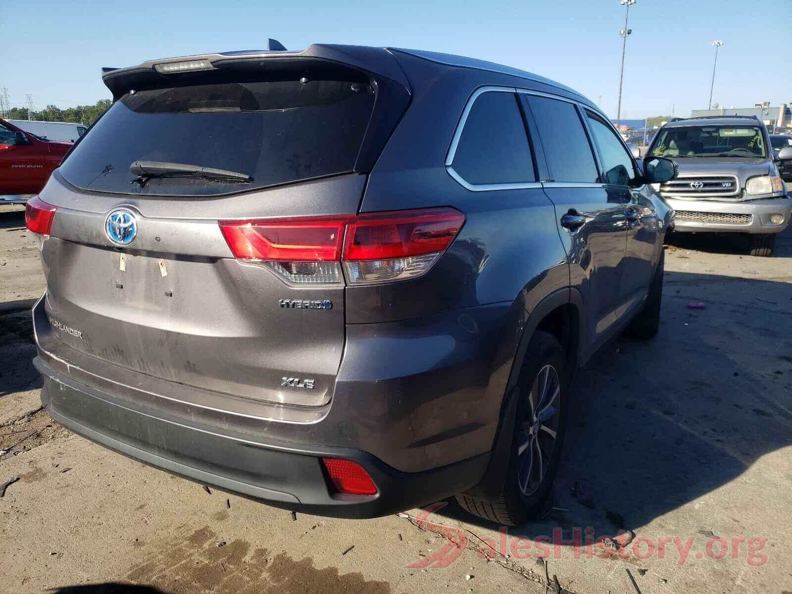 5TDJGRFH1KS069233 2019 TOYOTA HIGHLANDER