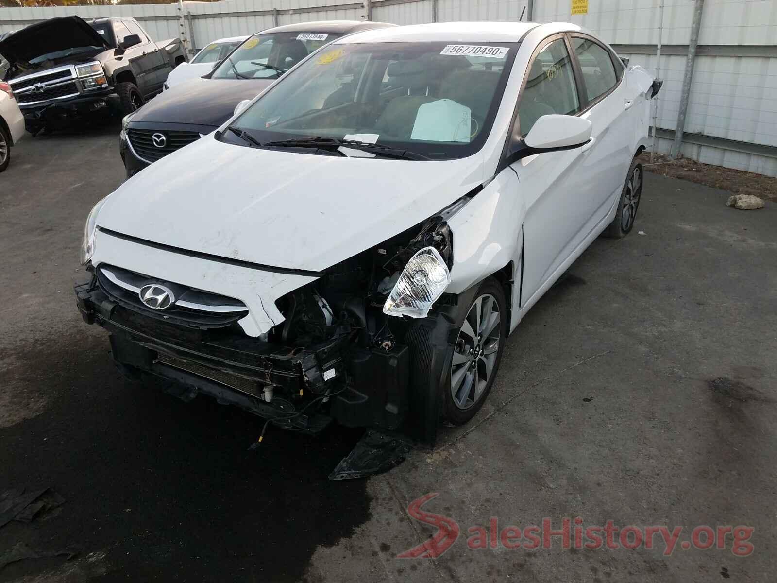 KMHCT4AE5HU376649 2017 HYUNDAI ACCENT