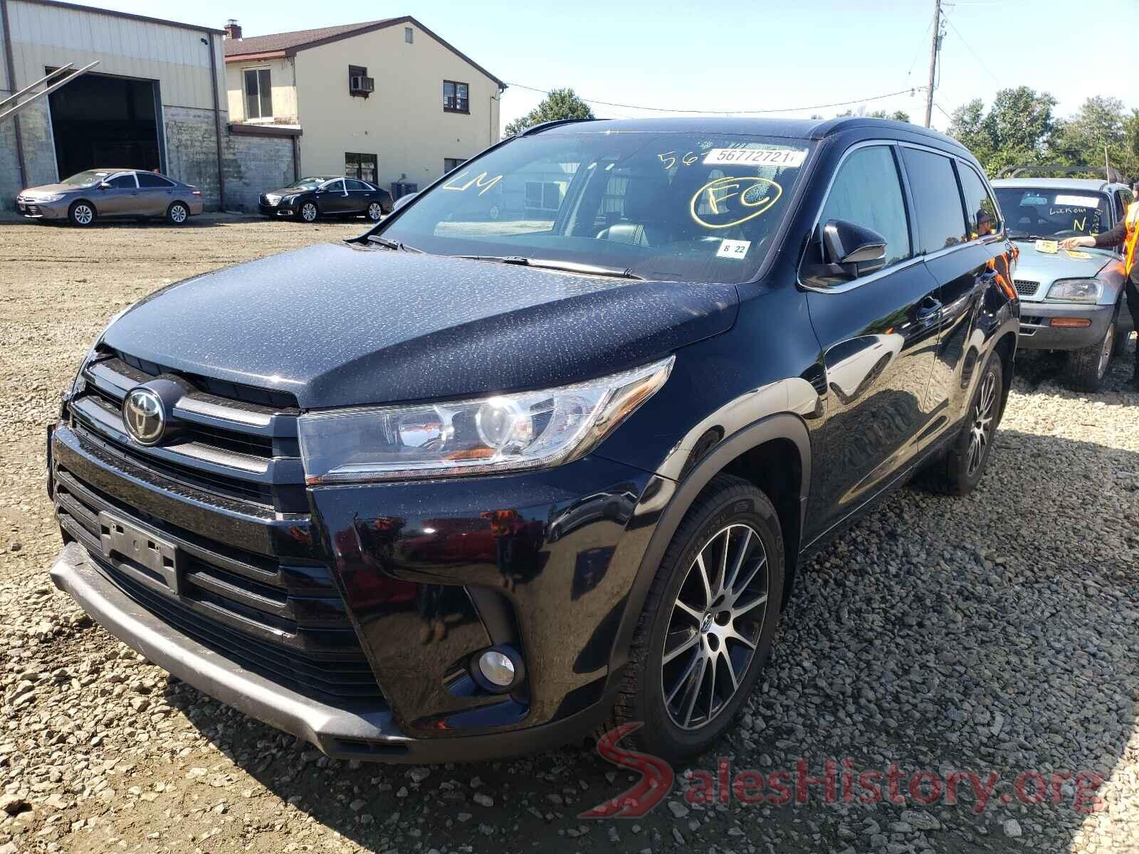 5TDJZRFH5HS374639 2017 TOYOTA HIGHLANDER