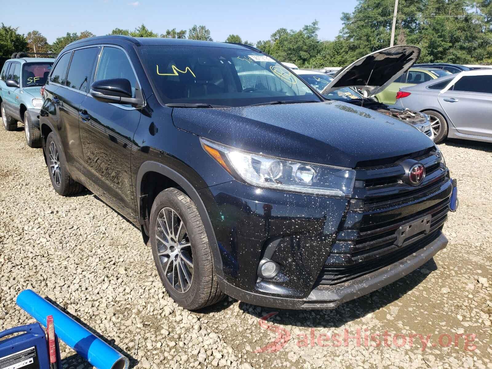 5TDJZRFH5HS374639 2017 TOYOTA HIGHLANDER