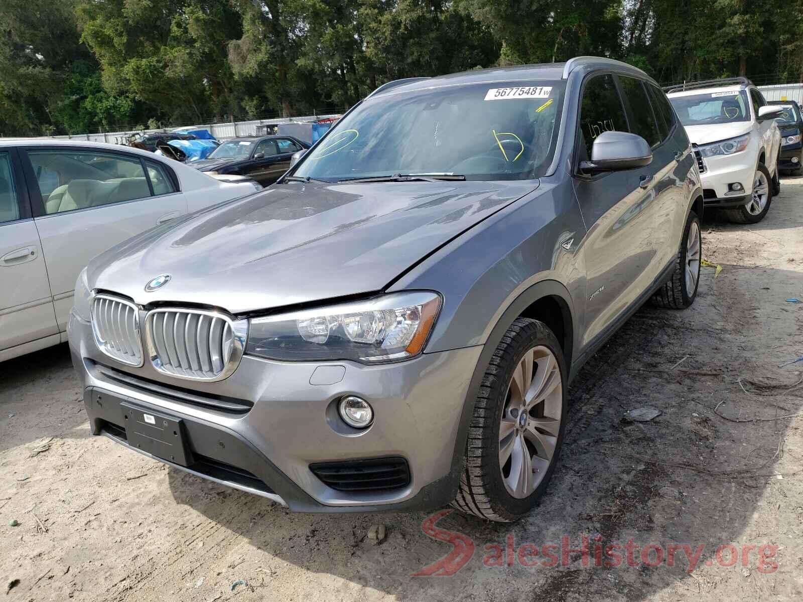 5UXWX9C55G0D71507 2016 BMW X3