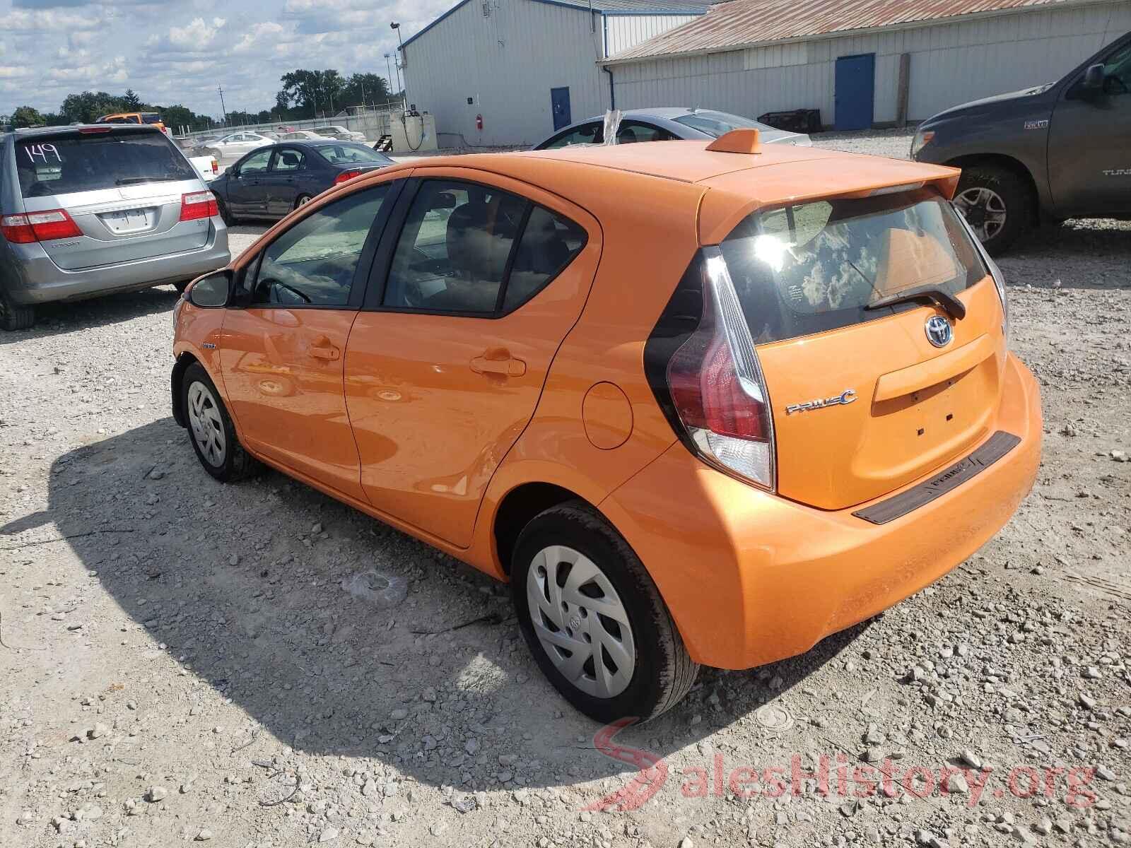 JTDKDTB3XG1119619 2016 TOYOTA PRIUS