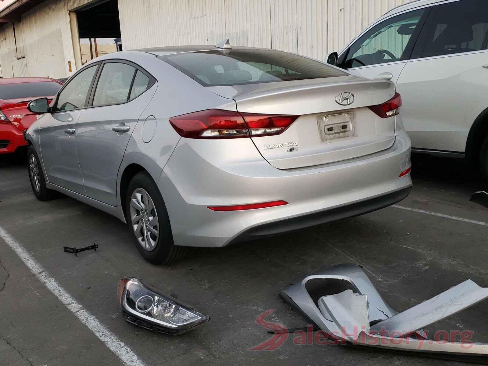 KMHD74LF2HU093317 2017 HYUNDAI ELANTRA