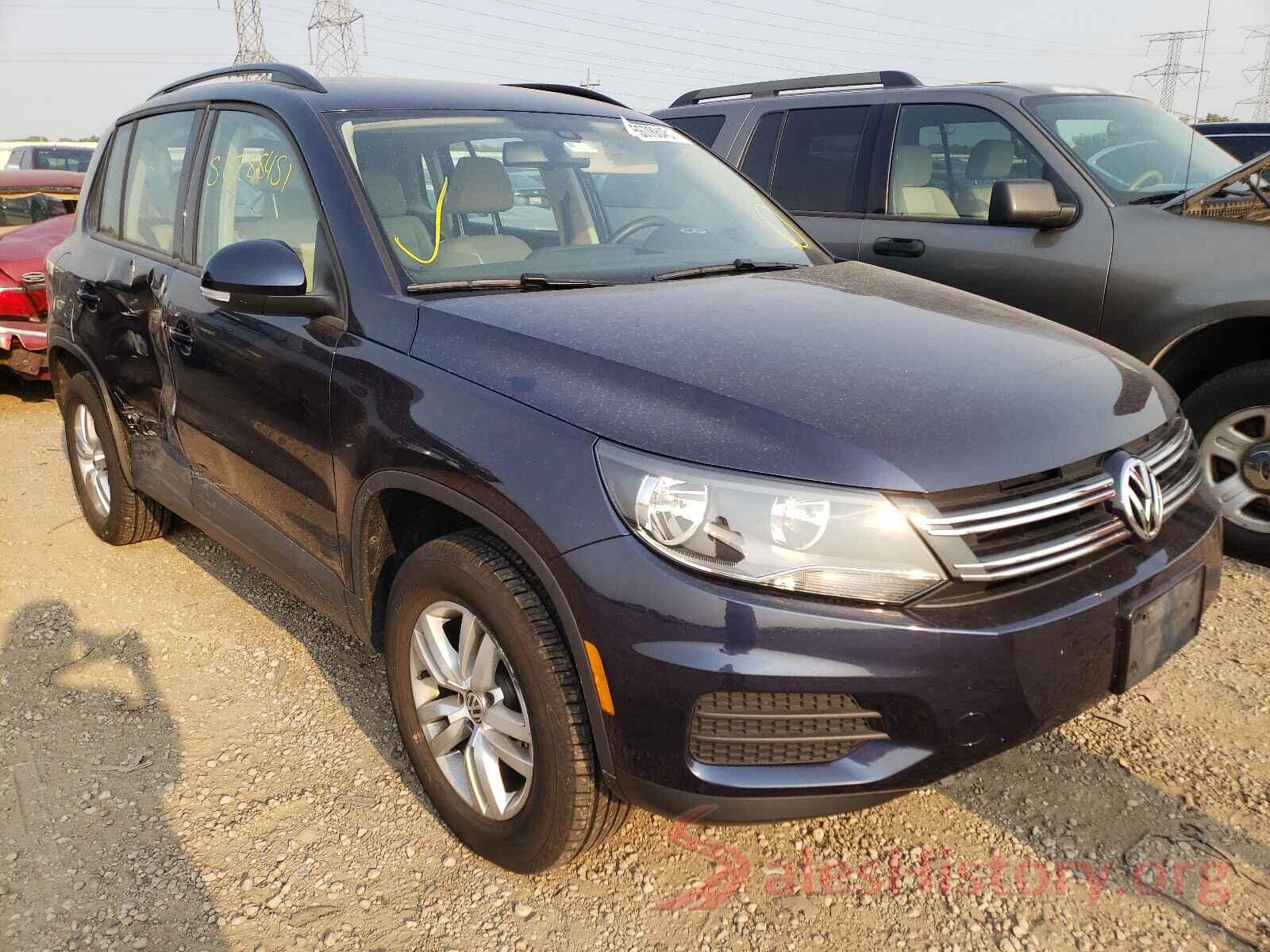 WVGAV7AX1GW591792 2016 VOLKSWAGEN TIGUAN