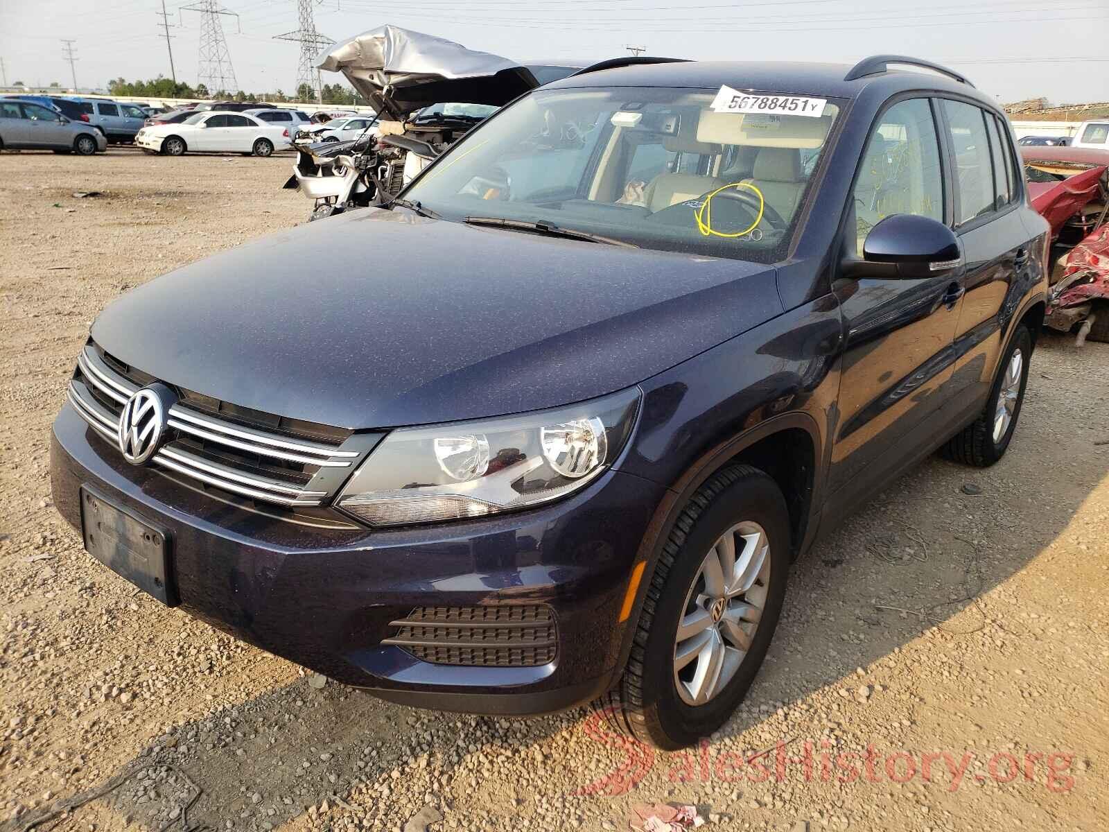 WVGAV7AX1GW591792 2016 VOLKSWAGEN TIGUAN