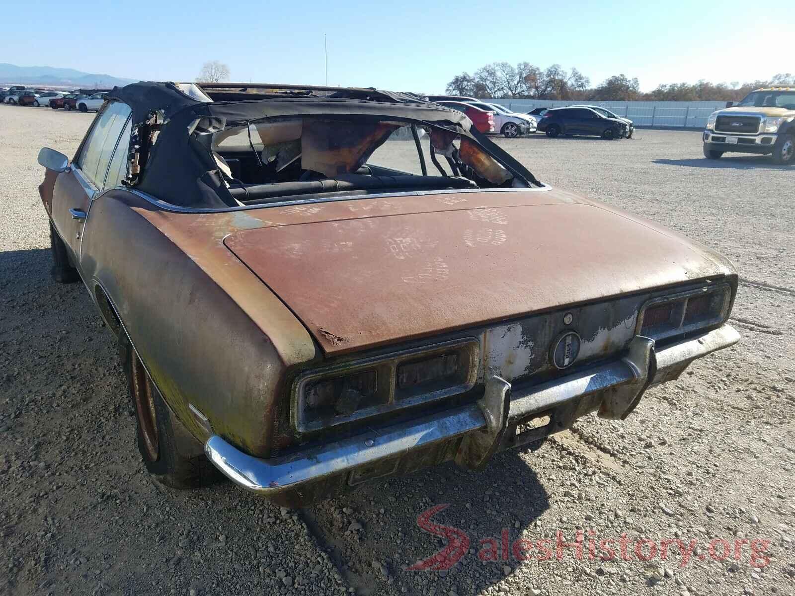 124678L347504 1968 CHEVROLET CAMARO