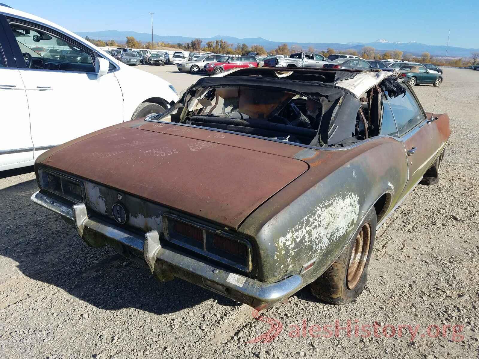 124678L347504 1968 CHEVROLET CAMARO