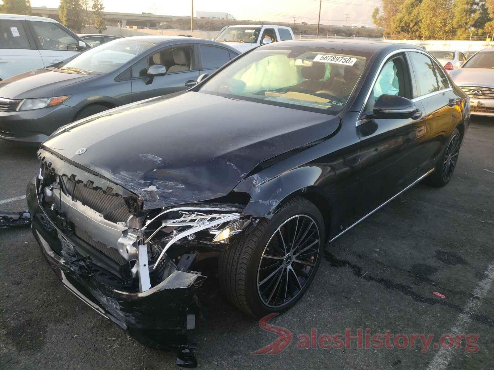 55SWF8DB2KU305313 2019 MERCEDES-BENZ C CLASS