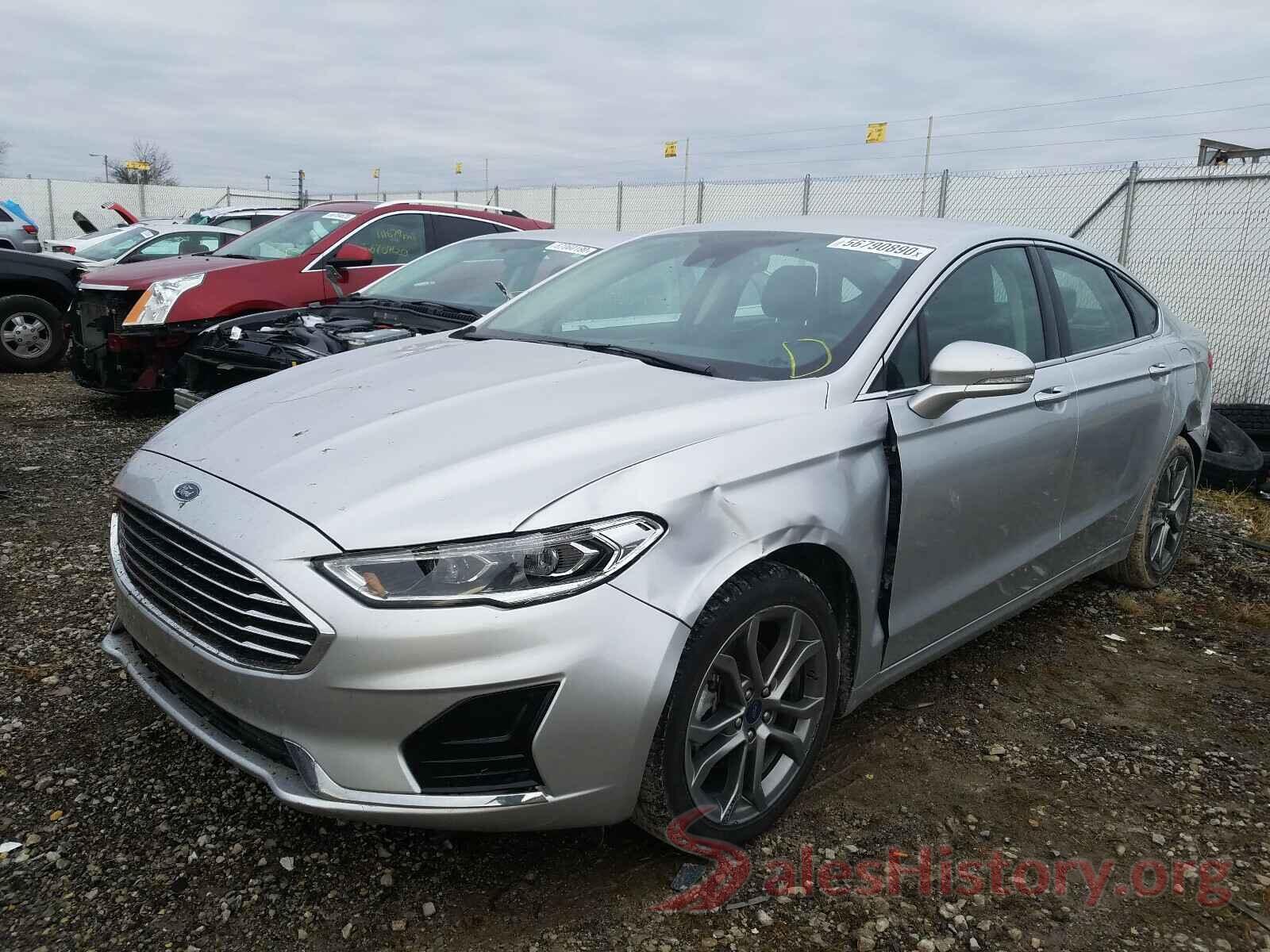 3FA6P0CD8KR233847 2019 FORD FUSION