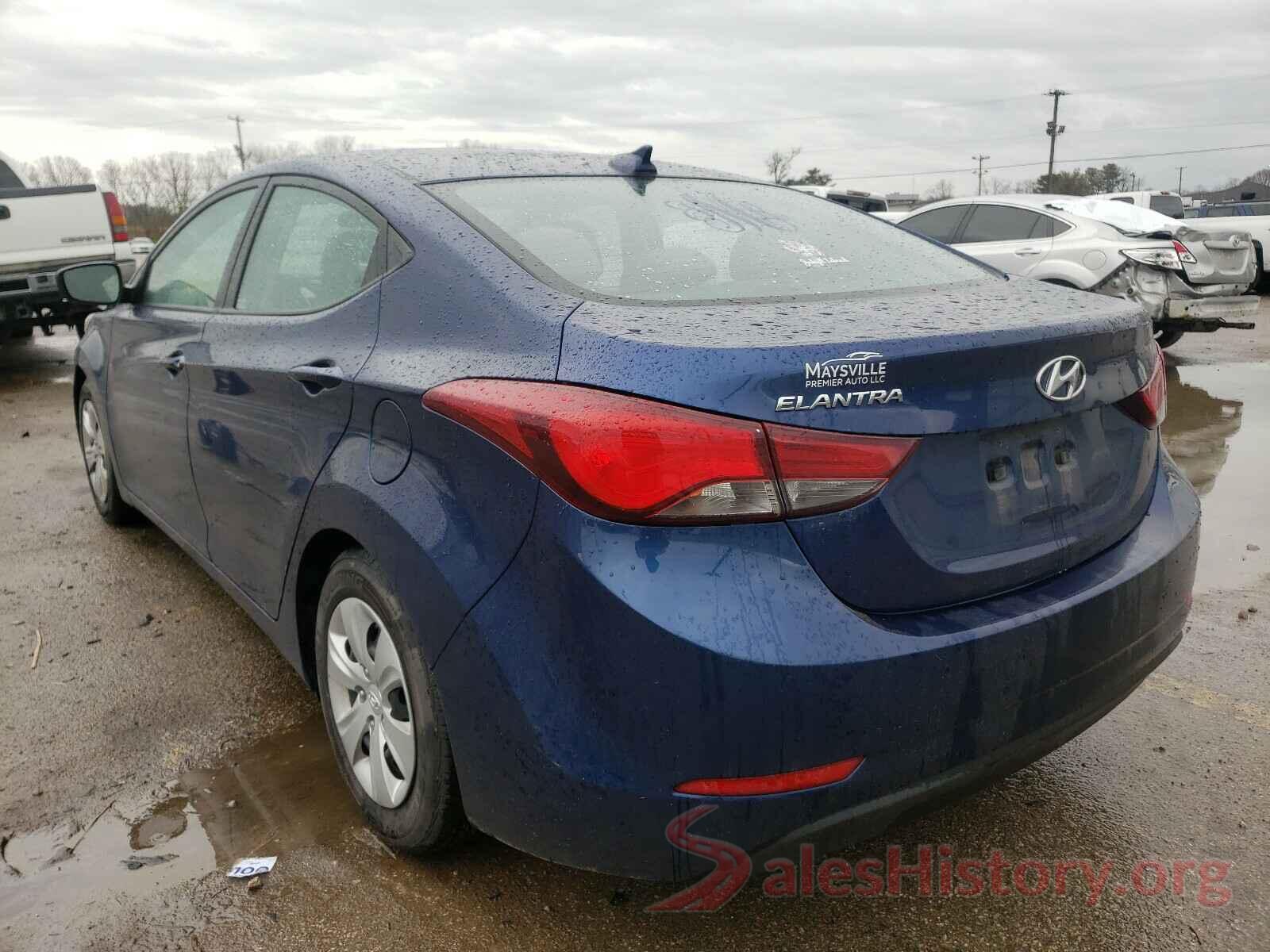 5NPDH4AE3GH773036 2016 HYUNDAI ELANTRA