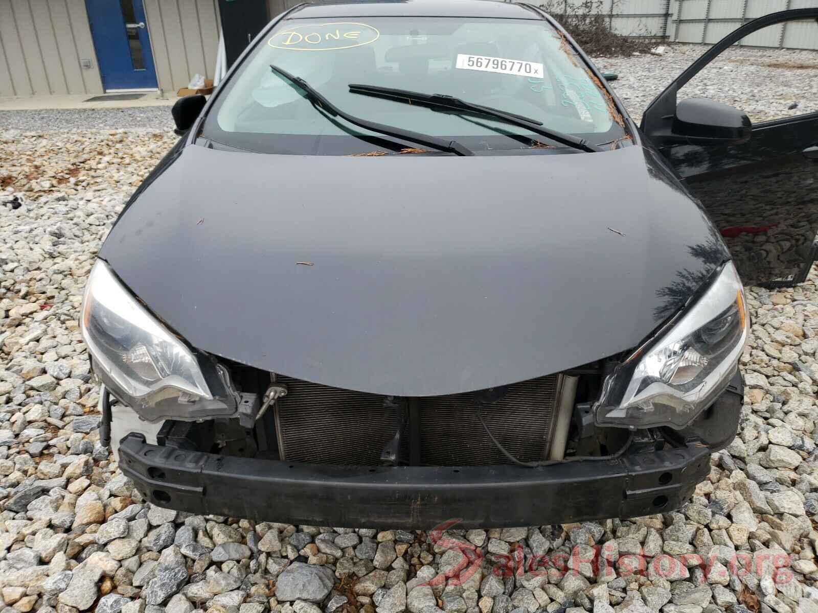 2T1BURHEXGC733237 2016 TOYOTA COROLLA