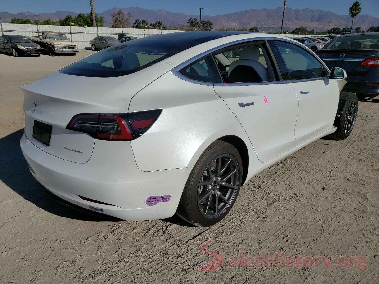 5YJ3E1EB0KF494654 2019 TESLA MODEL 3