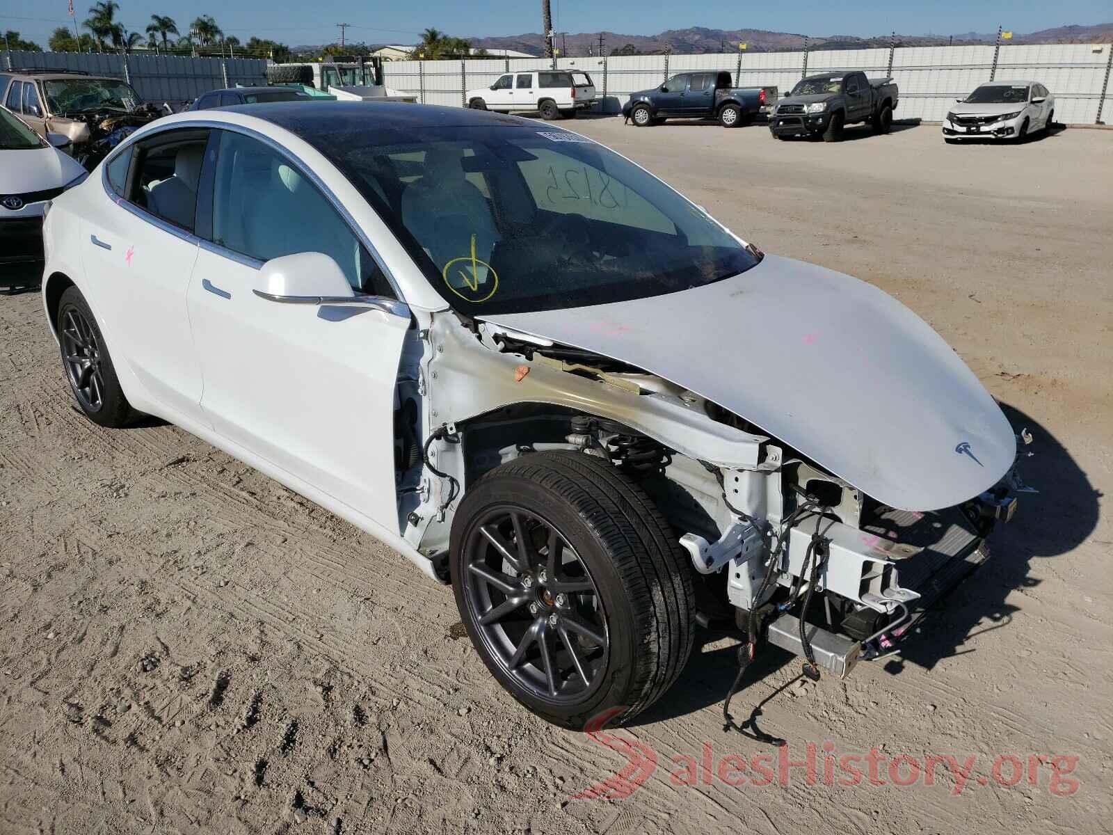 5YJ3E1EB0KF494654 2019 TESLA MODEL 3