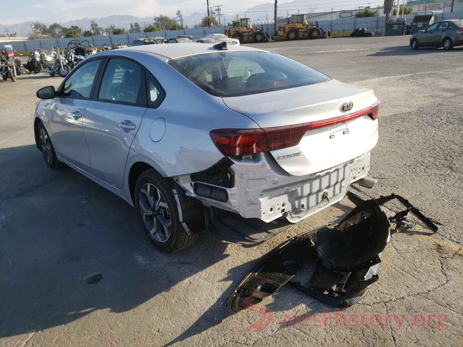 3KPF24AD8LE231351 2020 KIA FORTE