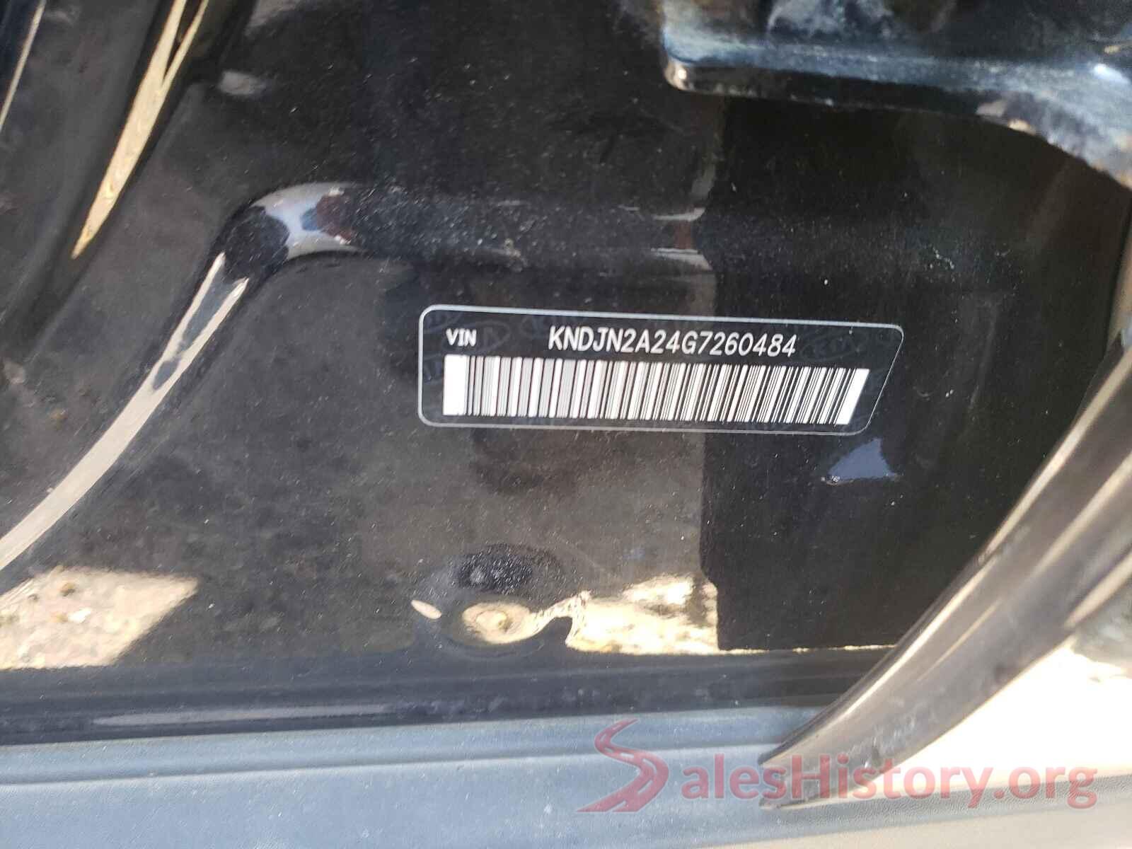 KNDJN2A24G7260484 2016 KIA SOUL