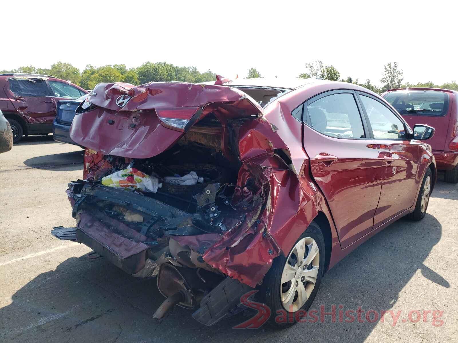 5NPDH4AEXGH746335 2016 HYUNDAI ELANTRA