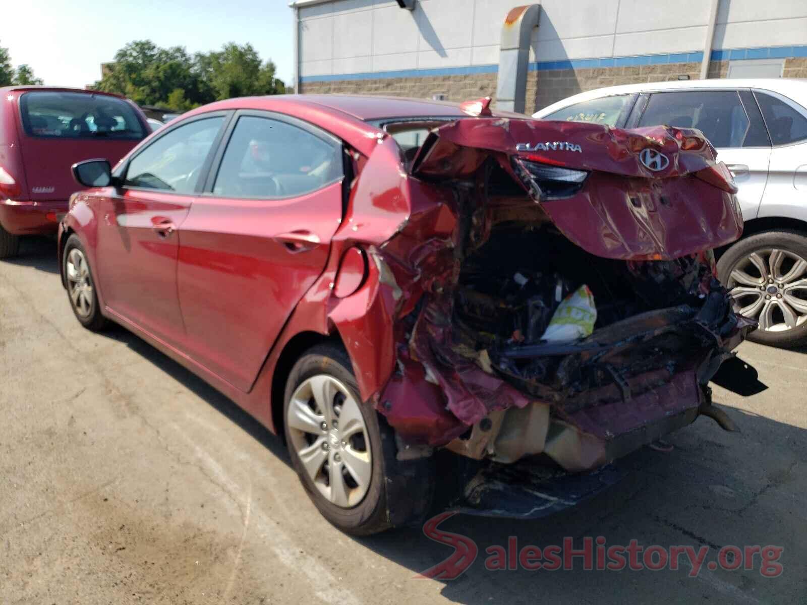 5NPDH4AEXGH746335 2016 HYUNDAI ELANTRA