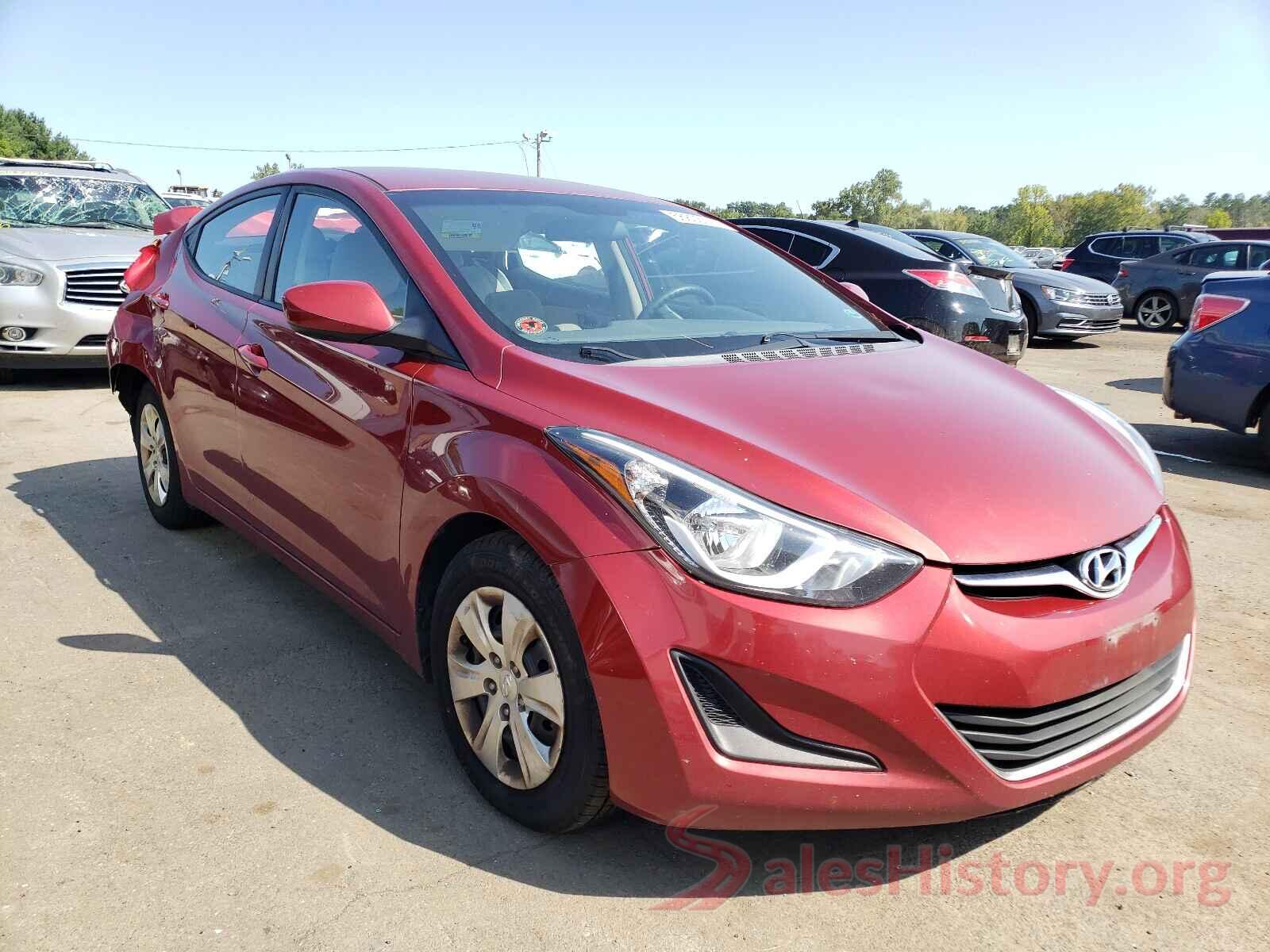 5NPDH4AEXGH746335 2016 HYUNDAI ELANTRA