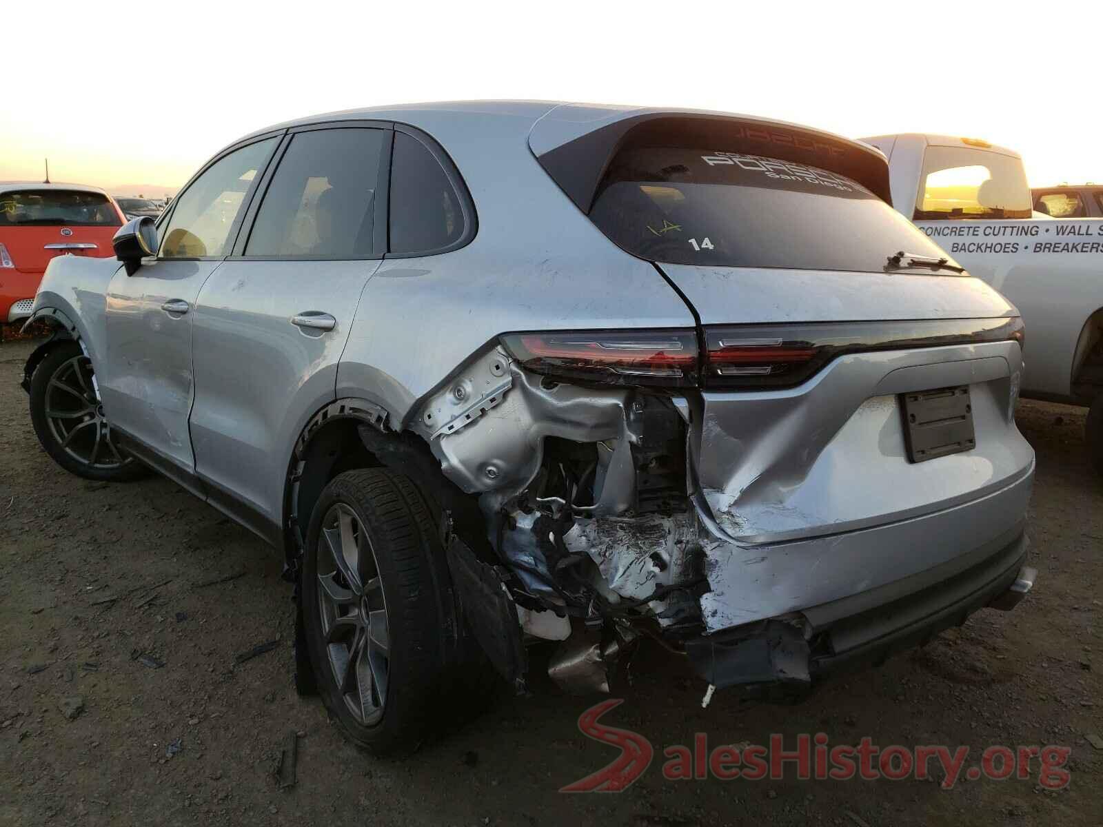 WP1AA2AY5KDA12317 2019 PORSCHE CAYENNE