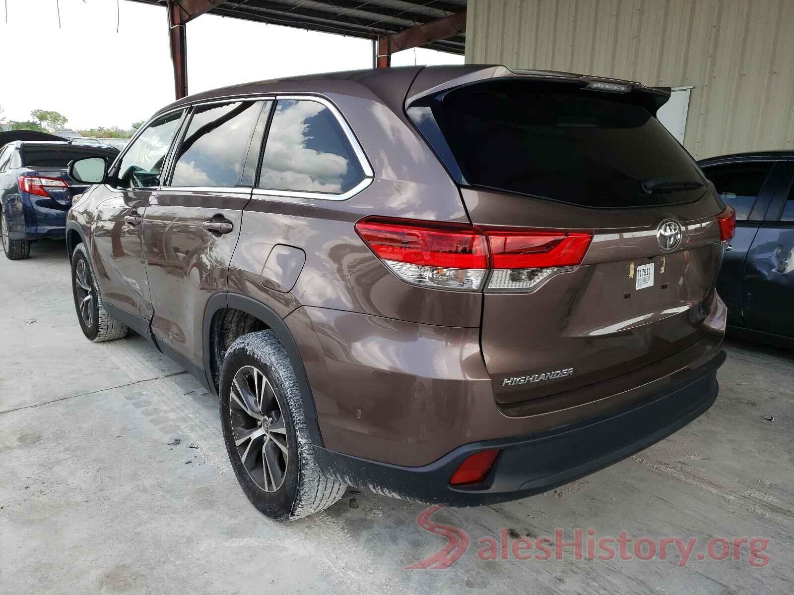 5TDZARFH3KS056584 2019 TOYOTA HIGHLANDER