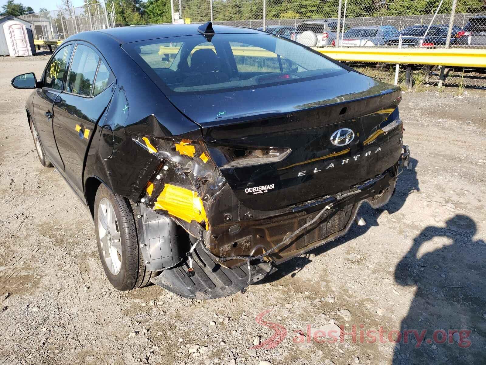 KMHD84LF4KU813012 2019 HYUNDAI ELANTRA